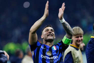 Lautaro Martinez UEFA Şampiyonlar Ligi yarı final maçında Internazionale Milano ve FC Barcelona (Maciej Rogowski) takımları arasında görüldü.)