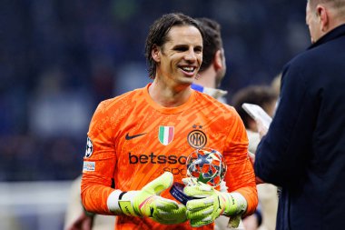 Yann Sommer UEFA Şampiyonlar Ligi yarı final maçında Internazionale Milano ve FC Barcelona (Maciej Rogowski) takımları arasında görüldü.)