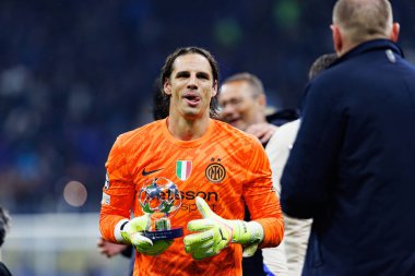 Yann Sommer UEFA Şampiyonlar Ligi yarı final maçında Internazionale Milano ve FC Barcelona (Maciej Rogowski) takımları arasında görüldü.)