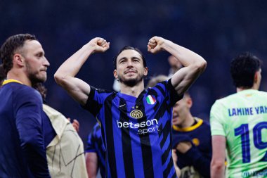 Matteo Darmian UEFA Şampiyonlar Ligi yarı final maçında Internazionale Milano ve FC Barcelona (Maciej Rogowski) takımları arasında görüldü.)