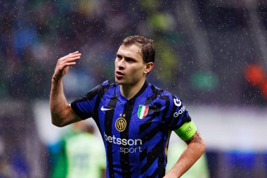 Nicolo Barella UEFA Şampiyonlar Ligi yarı final maçında Internazionale Milano ve FC Barcelona (Maciej Rogowski) takımları arasında görüldü.)