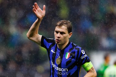Nicolo Barella UEFA Şampiyonlar Ligi yarı final maçında Internazionale Milano ve FC Barcelona (Maciej Rogowski) takımları arasında görüldü.)