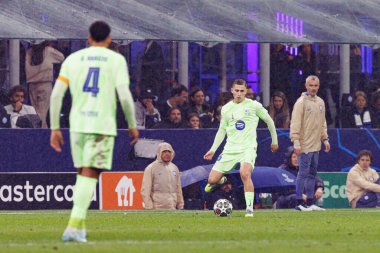 Fermin Lopez UEFA Şampiyonlar Ligi yarı final maçında Internazionale Milano ve FC Barcelona (Maciej Rogowski) takımları arasında görüldü.)