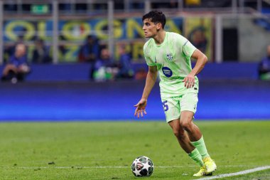Gerard Martin UEFA Şampiyonlar Ligi yarı final maçında Internazionale Milano ve FC Barcelona (Maciej Rogowski) takımları arasında görüldü.)