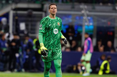 Wojciech Szczesny UEFA Şampiyonlar Ligi yarı final maçında Internazionale Milano ve FC Barcelona (Maciej Rogowski) takımları arasında görüldü.)
