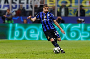 Henrikh Mkhitaryan UEFA Şampiyonlar Ligi yarı final maçında Internazionale Milano ve FC Barcelona (Maciej Rogowski) takımları arasında görüldü.)
