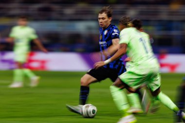 Nicolo Barella UEFA Şampiyonlar Ligi yarı final maçında Internazionale Milano ve FC Barcelona (Maciej Rogowski) takımları arasında görüldü.)