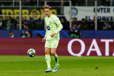 Frenkie De Jong UEFA Şampiyonlar Ligi yarı final maçında Internazionale Milano ve FC Barcelona (Maciej Rogowski) takımları arasında görüldü.)
