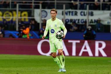 Frenkie De Jong UEFA Şampiyonlar Ligi yarı final maçında Internazionale Milano ve FC Barcelona (Maciej Rogowski) takımları arasında görüldü.)