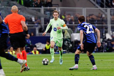 Frenkie De Jong UEFA Şampiyonlar Ligi yarı final maçında Internazionale Milano ve FC Barcelona (Maciej Rogowski) takımları arasında görüldü.)