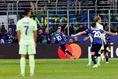 Lautaro Martinez UEFA Şampiyonlar Ligi yarı final maçında Milano ve Barcelona (Maciej Rogowski)