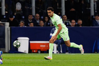 Eric Garcia UEFA Şampiyonlar Ligi yarı final maçında Internazionale Milano ve FC Barcelona (Maciej Rogowski) takımları arasında görüldü.)