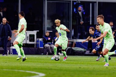 Lamine Yamal UEFA Şampiyonlar Ligi yarı final maçında Internazionale Milano ve FC Barcelona (Maciej Rogowski) takımları arasında görüldü.)