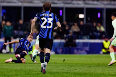 Nicolo Barella UEFA Şampiyonlar Ligi yarı final maçında Internazionale Milano ve FC Barcelona (Maciej Rogowski) takımları arasında görüldü.)