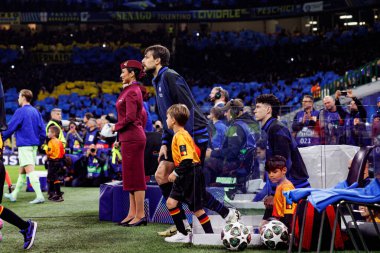 Francesco Acerbi UEFA Şampiyonlar Ligi yarı final maçında Internazionale Milano ve FC Barcelona (Maciej Rogowski) takımları arasında görüldü.)