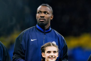 Marcus Thuram UEFA Şampiyonlar Ligi yarı final maçında Internazionale Milano ve FC Barcelona (Maciej Rogowski) takımları arasında görüldü.)