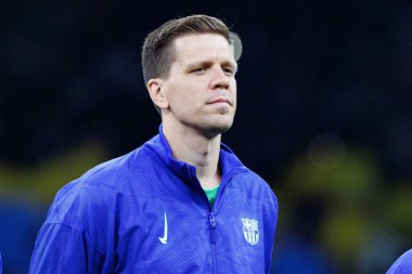 Wojciech Szczesny UEFA Şampiyonlar Ligi yarı final maçında Internazionale Milano ve FC Barcelona (Maciej Rogowski) takımları arasında görüldü.)