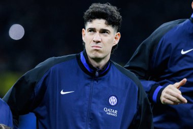 Alessandro Bastoni UEFA Şampiyonlar Ligi yarı final maçında Internazionale Milano ve FC Barcelona (Maciej Rogowski) takımları arasında görüldü.)