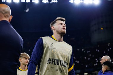 Josep Martinez UEFA Şampiyonlar Ligi yarı final maçında Internazionale Milano ve FC Barcelona (Maciej Rogowski) takımları arasında görüldü.)