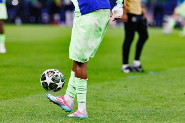 Lamine Yamal UEFA Şampiyonlar Ligi yarı final maçında Internazionale Milano ve FC Barcelona (Maciej Rogowski) takımları arasında görüldü.)