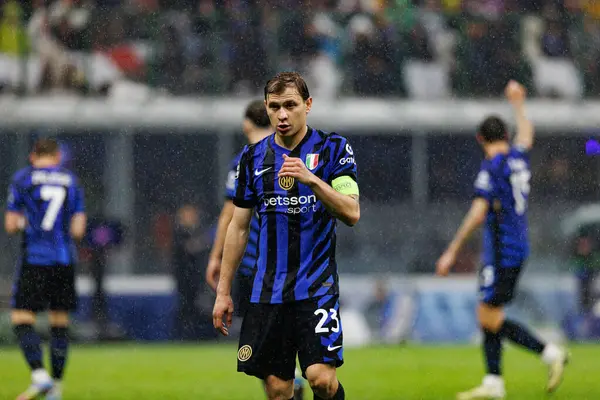 Nicolo Barella UEFA Şampiyonlar Ligi yarı final maçında Internazionale Milano ve FC Barcelona (Maciej Rogowski) takımları arasında görüldü.)