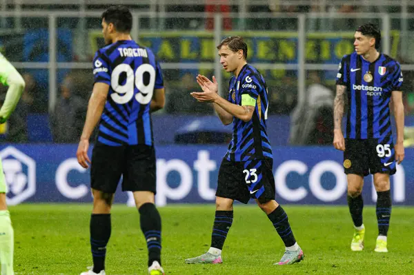 Nicolo Barella UEFA Şampiyonlar Ligi yarı final maçında Internazionale Milano ve FC Barcelona (Maciej Rogowski) takımları arasında görüldü.)