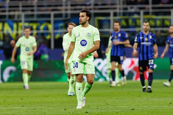 Eric Garcia UEFA Şampiyonlar Ligi yarı final maçında Internazionale Milano ve FC Barcelona (Maciej Rogowski) takımları arasında görüldü.)