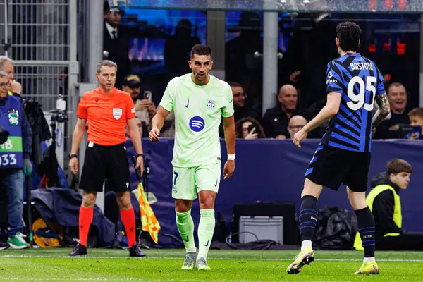 Ferran Torres UEFA Şampiyonlar Ligi yarı final maçında Internazionale Milano ve FC Barcelona (Maciej Rogowski) takımları arasında görüldü.)