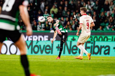 Liga Portekiz maçında Estadio Jose Alvalade 'de (Maciej Rogowski) spor takımları ile Gil Vicente FC arasında Zeno Debast görüldü.)