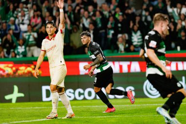 Maximiliano Araujo, Liga Portekiz maçı sırasında Estadio Jose Alvalade 'de (Maciej Rogowski)