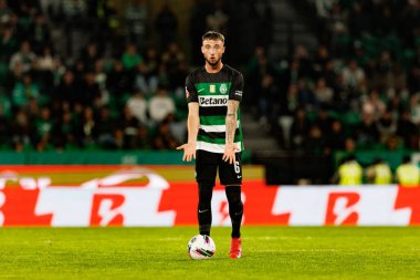 Liga Portekiz maçında Estadio Jose Alvalade 'de (Maciej Rogowski) spor takımları ile Gil Vicente FC arasında Zeno Debast görüldü.)