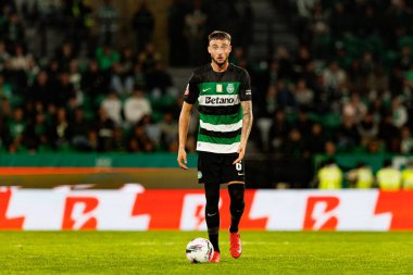 Liga Portekiz maçında Estadio Jose Alvalade 'de (Maciej Rogowski) spor takımları ile Gil Vicente FC arasında Zeno Debast görüldü.)