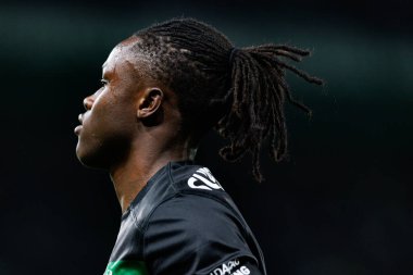 Liga Portekiz maçı sırasında Estadio Jose Alvalade 'de (Maciej Rogowski) spor takımları ile Gil Vicente FC arasında Geovany Quenda görüldü.)