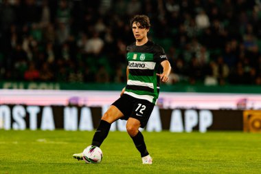 Eduardo Quaresma, Liga Portekiz maçı sırasında Estadio Jose Alvalade 'de (Maciej Rogowski)