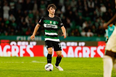 Eduardo Quaresma, Liga Portekiz maçı sırasında Estadio Jose Alvalade 'de (Maciej Rogowski)