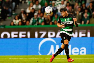 Maximiliano Araujo, Liga Portekiz maçı sırasında Estadio Jose Alvalade 'de (Maciej Rogowski)