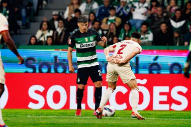 Maximiliano Araujo, Liga Portekiz maçı sırasında Estadio Jose Alvalade 'de (Maciej Rogowski)