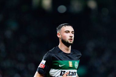 Liga Portekiz maçında Estadio Jose Alvalade 'de (Maciej Rogowski) spor takımları ile Gil Vicente FC arasında Zeno Debast görüldü.)