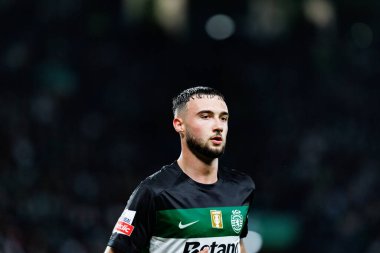 Liga Portekiz maçında Estadio Jose Alvalade 'de (Maciej Rogowski) spor takımları ile Gil Vicente FC arasında Zeno Debast görüldü.)