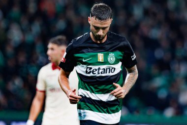 Liga Portekiz maçında Estadio Jose Alvalade 'de (Maciej Rogowski) spor takımları ile Gil Vicente FC arasında Zeno Debast görüldü.)