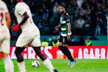 Jeremiah St. Juste, Liga Portekiz maçı sırasında Estadio Jose Alvalade 'de (Maciej Rogowski) spor takımları ile Gil Vicente FC arasında görüldü.)