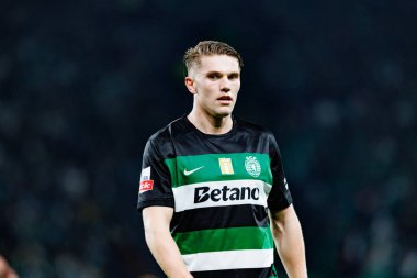 Viktor Gyokeres, Liga Portekiz maçı sırasında Estadio Jose Alvalade 'de (Maciej Rogowski) spor takımları ile Gil Vicente FC arasında görüldü.)