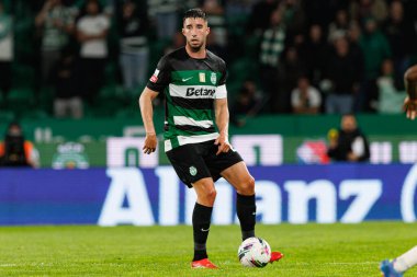 Goncalo Inacio, Liga Portekiz maçı sırasında Estadio Jose Alvalade (Maciej Rogowski) takımları ile Gil Vicente FC arasında görüldü.)
