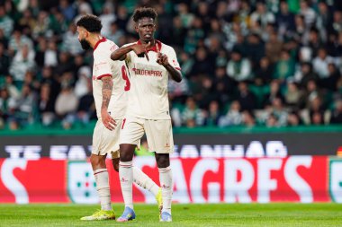 Felix Correia, Liga Portekiz maçı sırasında Estadio Jose Alvalade 'de (Maciej Rogowski) spor takımları ile Gil Vicente FC arasında görüldü.)