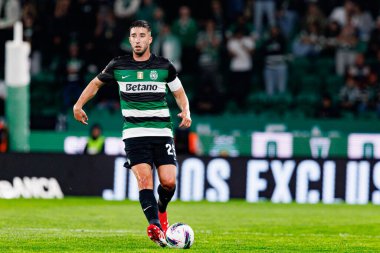 Goncalo Inacio, Liga Portekiz maçı sırasında Estadio Jose Alvalade (Maciej Rogowski) takımları ile Gil Vicente FC arasında görüldü.)