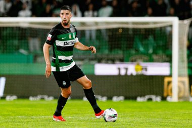 Goncalo Inacio, Liga Portekiz maçı sırasında Estadio Jose Alvalade (Maciej Rogowski) takımları ile Gil Vicente FC arasında görüldü.)