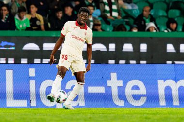 Jonathan Mutombo, Liga Portekiz maçı sırasında Estadio Jose Alvalade (Maciej Rogowski) takımları ile Gil Vicente FC arasında görüldü.)