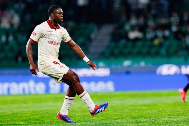 Marvin Elimbi, Liga Portekiz maçı sırasında Estadio Jose Alvalade 'de (Maciej Rogowski) spor takımları ile Gil Vicente FC arasında görüldü.)