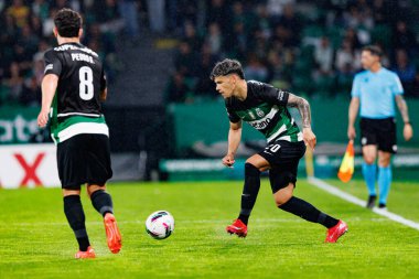 Maximiliano Araujo, Liga Portekiz maçı sırasında Estadio Jose Alvalade 'de (Maciej Rogowski)
