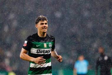 Maximiliano Araujo, Liga Portekiz maçı sırasında Estadio Jose Alvalade 'de (Maciej Rogowski)